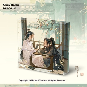 Serie de aprendizaje de Cultivo Demoníaco del Gran Maestro: Wei Wuxian, Lan Wangji, Nanman She - Soporte de exhibición y Tarjeta Transparente con Insignia Oficial de <span class=keywords><strong>Anime</strong></span> - Product Image 4