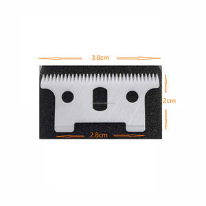 Cuchillas de repuesto de cuchillo móvil recortador ancho en T de cerámica duradera para <span class=keywords><strong>Andis</strong></span> para Wahl T-Outline Hair para Clipper USB para el hogar - Product Image 3