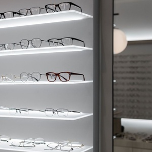 Optician cửa hàng phụ kiện kính hiển thị đứng với LED hiển thị kính tủ với <span class=keywords><strong>Acrylic</strong></span> kệ kính cửa hàng hiển thị - Product Image 3