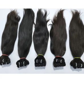 Extensions de cheveux humains bruts noirs 100% naturels, qualité supérieure, tissage indien double trame, prix de gros, fournisseur en gros - Product Image 5