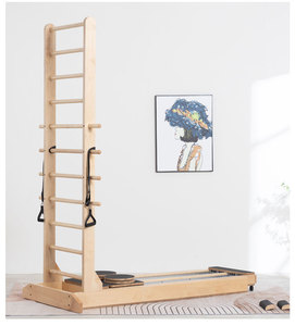 Pelurusan inti Pilates latihan sumber Pilates kustom jalur ganda tempat tidur tangga geser dua arah mesin Pilates pemulas - Product Image 6