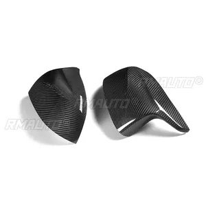 Cubierta de Espejo Retrovisor Lateral de Fibra de Carbono Real para BMW F95 F96 F97 F98 X3M X4M X5M X6M 2019-IN - Product Image 5