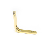 Charnières japonaise en laiton, lot de 50, ressort latéral 90 degrés pour boîte à bijoux carrée en forme de L, accessoires pour boîte cadeau en bois