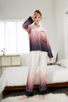 Dropping Shopping 2025 Femmes Soie Été Sexy Tache Nouveau Design Maman et Moi Pijamas Femme Pijamas Femme