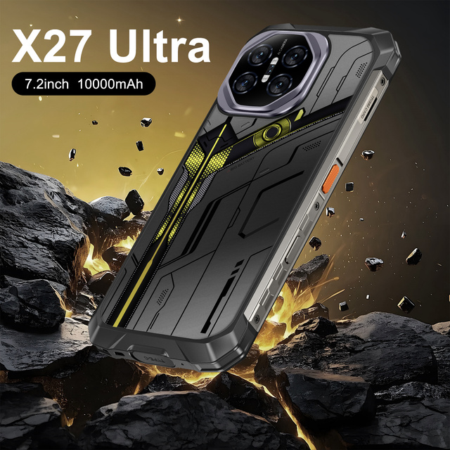 2026 Cheap Android Smartphone X27 Ultra Deca Core 7.2 Inch Big Screen 16GB+1TB Large Storage Dual SIM Card