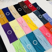 Vente en Gros de Bandes de Chaise Élastiques en Spandex avec Boucle pour Décorations d'Événements et de Banquets de Mariage