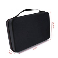 Valise de coiffeur EVA rigide personnalisée pour ciseaux, tondeuses, rasoirs, trousse de toilette de voyage avec fermeture éclair