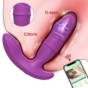 Wearable 3 <strong>in</strong> 1 Thrusting Dildo <strong>Vibrator</strong> Sex Toys for Adult Woman G Spot Massager Clitoral Stimulation Anal <strong>Plug</strong> Vibration - Product Image 2