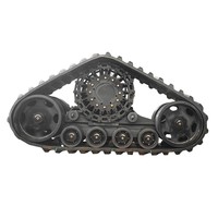 Kit de conversion de chenilles en caoutchouc Juexin de qualité supérieure pour moissonneuses-batteuses et tracteurs agricoles