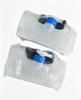 Sac de stockage d'eau portable en PE avec bandoulière, idéal pour la maison, le camping et les situations d'urgence