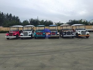 Wholesale <b>Cheap</b> Price Classic Electric Tourist Sightseeing Vehicle Vintage Electric Car Four Wheels Retro Style - Product Image 6