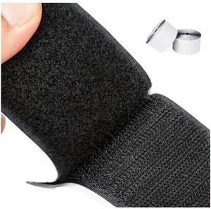 Eco-Friendly Nylon Sticky Back Velcroes Tape High Strength <b>Sew</b>-On Adhesive Double Sided Hook and Loop Fastener Tape - Product Image 1