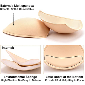 <span class=keywords><strong>Sujetador</strong></span> de esponja respetuoso con el medio ambiente, relleno cómodo para Bikini, Top, bañador - Product Image 5