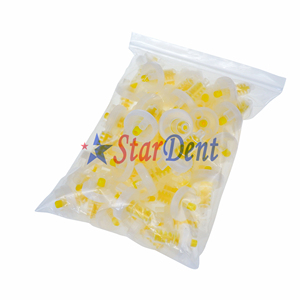 Puntas de mezcla <span class=keywords><strong>dental</strong></span> Puntas desechables amarillas dinámicas 1:<span class=keywords><strong>4</strong></span> para materiales de impresión Material <span class=keywords><strong>dental</strong></span> - Product Image 5
