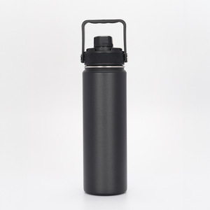Outdoor 304 Stainless Steel Sports Water Bottle Vacuum Insulated Large Capacity With Handle For Hiking And Travel - Product Image 1