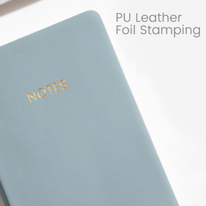 Agenda de cuero encuadernada A6 con logotipo personalizado, mini cuaderno planificador semanal mensual y Diario de gratitud con impresión de alta calidad - Product Image 5