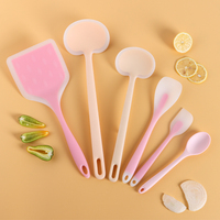 Ensemble d'ustensiles de cuisine en silicone sans BPA pour bébé, spatules pour la cuisson et aide culinaire