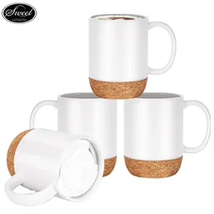 Sale with Cork Eco-Friendly mugs manufacturers Reusable Cork Take Away Biodegradable Coffee Travel Coffee Mug