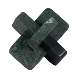Scultura a nodo in marmo per l'arredamento del soggiorno, decorazione da tavolo per bagno, ufficio, mensola, ingresso, consolle. - Product Image 3