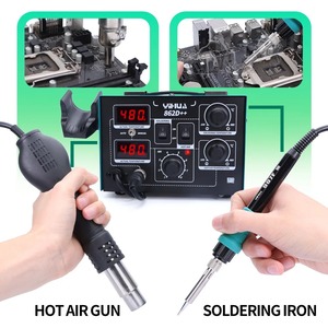 Station de soudage électrique 750W avec fer à souder, kit DIY, équipement de soudage, outil de réparation de puces PCB W263 - Product Image 4