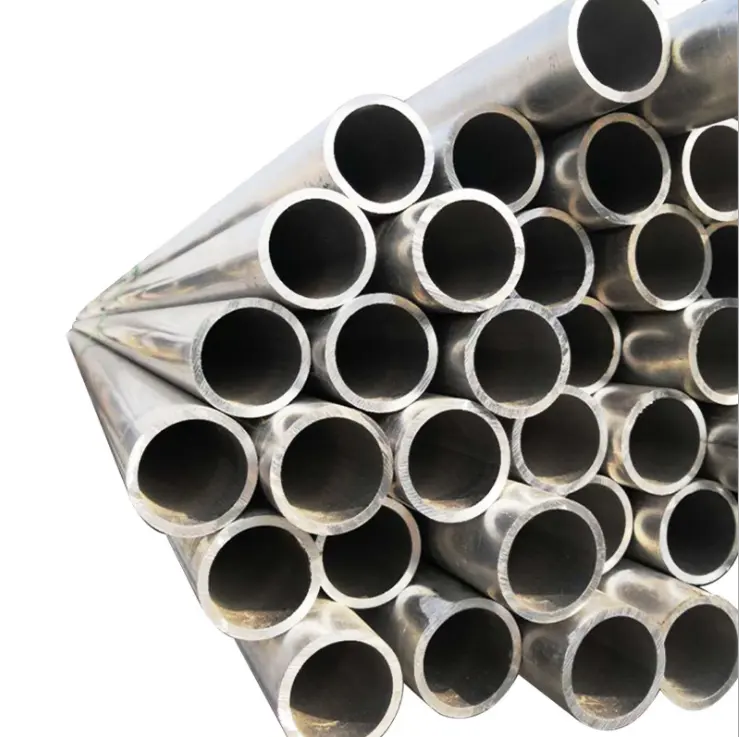 Dessin de tuyau profilé en alliage d'aluminium extrudé personnalisé Tubes creux ovales rectangulaires ronds 6061 6063 7075 T6