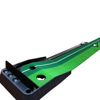 Ensemble d'entraînement de golf d'intérieur avec plateau de putting portable en plastique TL004