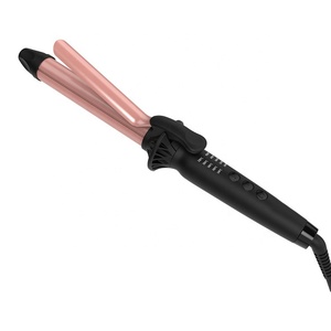 Classique 28mm Tourmaline Céramique Baril Triple PTC Radiateurs Cheveux Bigoudi Fer Avec <span class=keywords><strong>Curl</strong></span> Clip pour Une Utilisation Globale - Product Image 4