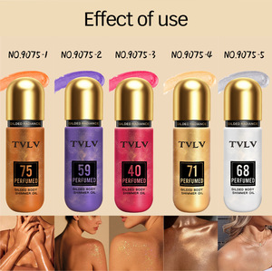 Huile Scintillante Dorée pour le Corps - Parfumée, Illumine et Nourrit la Peau, Contour du Corps 5 Teintes - Product Image 2