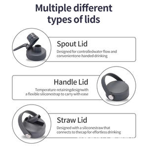 Portable En Acier Inoxydable Pet Feeder En Plein Air Voyage Bol Isolé Chien Bouteille D'eau comedero para mascotas - Product Image 3