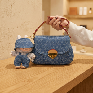 New Lady Vintage Fashionable PU Women's Handbag with <b>ZIP</b> Closure Single Strap Crossbody for Summer Autumn Winter - Product Image 3