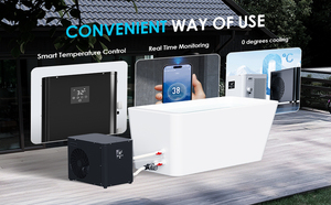 1Hp CE Certified Automatic Ice <b>Bath</b> Chiller Remote Control Low Noise Ozone Disinfection 220-240V/110V Compatible 1 Year Warranty - Product Image 5