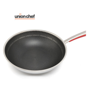 UNION CHEF - <span class=keywords><strong>Wok</strong></span> de Acero Inoxidable de 32 cm con Triple Capa, Tapa de Vidrio, Revestimiento Cerámico Antiadherente, Apto <span class=keywords><strong>para</strong></span> Lavavajillas, Compatible con Inducción y Gas, 3-4L, al <span class=keywords><strong>Mejor</strong></span> Precio - Product Image 4