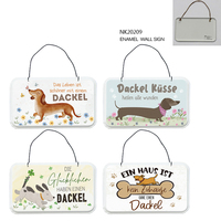 Vente en gros de plaques en étain imprimées UV 20x30cm, décoratives, à motifs animaux et lettres, pour affiches murales en métal et décoration intérieure