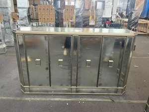 Moderne Eenvoudige Gouden Marmeren Consoletafel Van De Foshan-Fabriek, Nieuwe Antieke Meubelsupermarkt Gespiegeld Nieuwe Moderne, Eenvoudige Gouden - Product Image 4