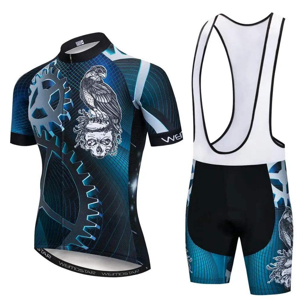 Wholesale Gear Cycling Jersey Pro Team Cycling Clothing 3D Gel Pad Bike MTB Ropa Ciclismo Mens Summer Bicycle Wear Maillot Set