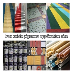 Nhà Máy Outlet vô cơ Oxit sắt Fe2O3 bột màu Đỏ/Đen/Màu xanh lá cây màu cho các sản phẩm xi măng Oxit sắt sắc tố - Product Image 6