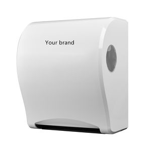 현대 잠글 수있는 벽걸이 형 대용량 자동 롤 타월 종이 디스펜서 티슈 페이퍼 홀더 주방 사무실 호텔 공용 - Product Image 2