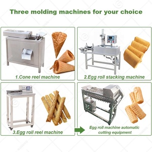 Máquina Automática para Hacer Galletas Suaves Enrolladas, Waffles, Conos de Huevo, Máquina para Hacer Helados Enrollados, Máquina para Hacer Conos de Helado, Equipo Industrial Comercial - Product Image 6