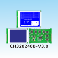CH320240B-V3.0 COB 5.7 Inci 320X240 Modul LCD Monokrom 8806 Tegangan Negatif 320240 Layar Matriks Titik Grafis RA8806