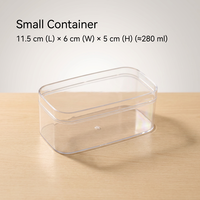 Boîtes en plastique populaires PS transparentes pour biscuits, pâtisseries carrées, tiramisu, desserts, gâteaux