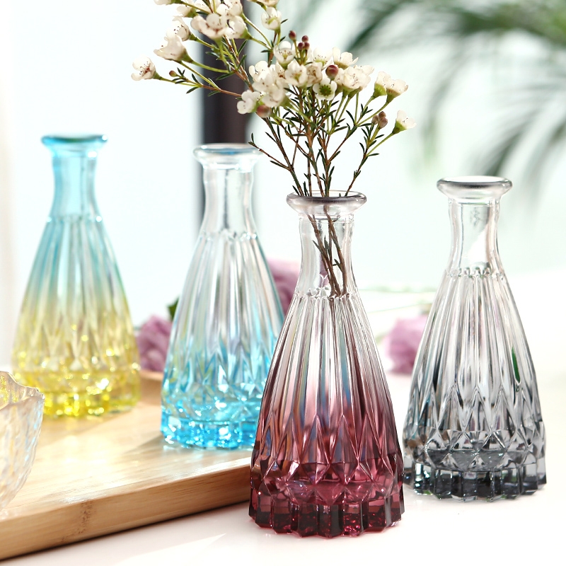Factory Produced Wholesale Glass Flower Vase for Home Decor