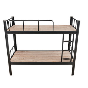 Mobilier scolaire Nouveau design de lit en métal peu encombrant Lit superposé d'embarquement en acier Lit dortoir pour auberge d'étudiant - Product Image 4