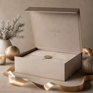 Caja de Cartón Magnética Personalizada <span class=keywords><strong>CRD</strong></span> para Regalo con Solapa Magnética, Embalaje de Papel Rígido Ecológico, Caja Plegable - Product Image 1