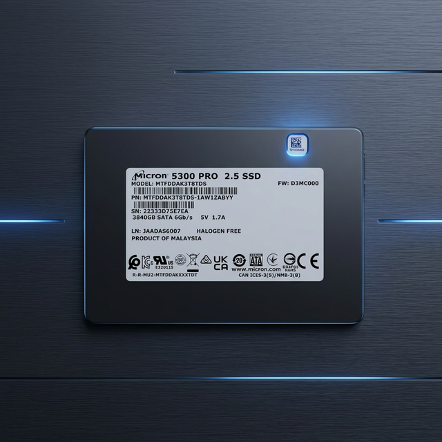 Micron 5300Pro/5400Pro 240GB/480GB/960GB/1.92TB/3.84TB/7.68TB Enterprise SSD for Server