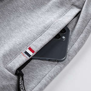 Pantalones Cortos Deportivos Personalizados para Hombre, de Cinco Puntos, Lisos, Teñidos, Transpirables, Ecológicos, Impermeables, de Secado Rápido, Tejidos, Casuales de Verano - Product Image 5