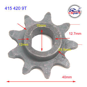 สเตอร์หน้า 9 ฟัน สำหรับ K T M SX 50 LC Pro-Senior ปี 2002-2005 <span class=keywords><strong>JT</strong></span> <span class=keywords><strong>Sprockets</strong></span> Ritzel 10Z Langloch Mini Moto Dirt Pit Bike อะไหล่ - Product Image 2