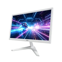Moniteur PC de bureau LED de bonne qualité 18,5 19 20 21,5 22 23 24 pouces 60Hz 75Hz Blanc/Noir