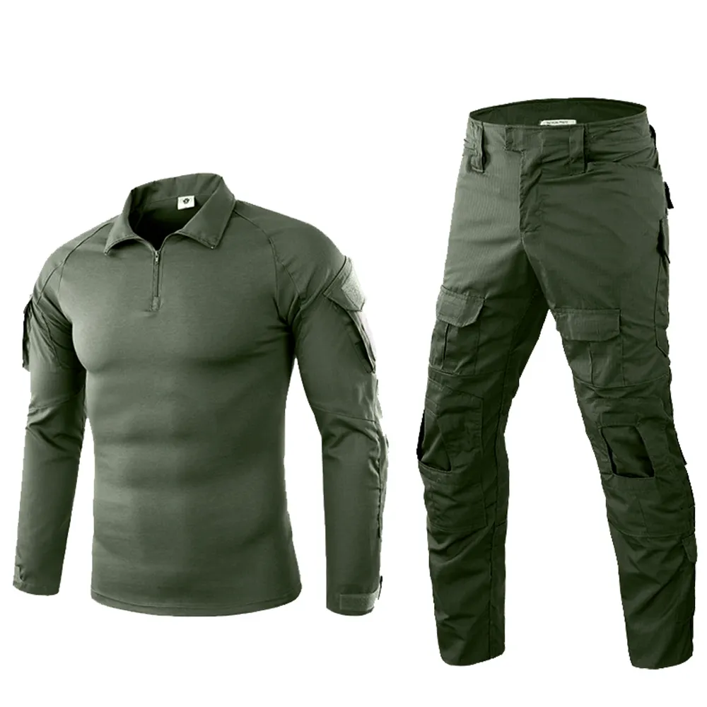 SABADO-uniforme de camuflaje táctico para hombre, traje de rana, antiarrugas, postre al aire libre, gran oferta