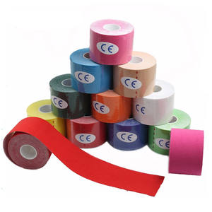 Bande adhésive sportive en coton imperméable 5cm*5m, bandes musculaires athlétiques, bande de kinésiologie - Product Image 1