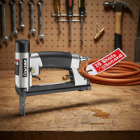 Agrafeuse pneumatique pour tapisserie VIM 5016ALN, à déclenchement automatique, à bec long, calibre 20, capacité de 100 agrafes, couronne de 12,6 mm, longueur de 5 à 16 mm, 70 à 110 PSI